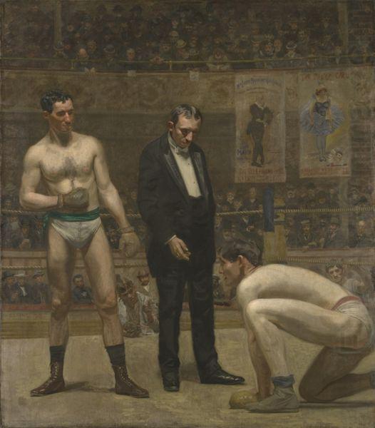 Thomas Eakins Taking the Count china oil painting image